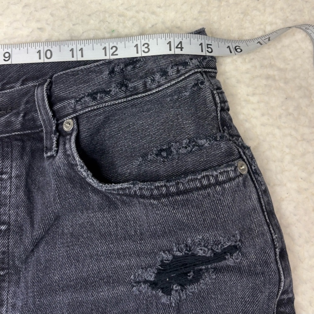 Citizens of Humanity Women Black Wash Ambrosio Bermuda Shorts - Picture 11 of 13
